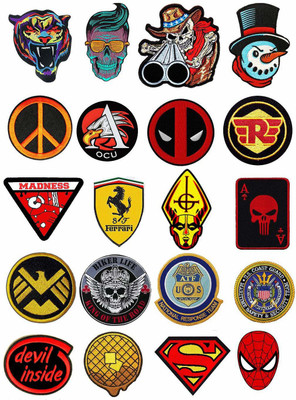 LazyChunks Applique Patch(20, Multicolor)
