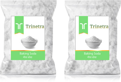 Trinetra Best Quality Baking Soda 1000 gm each (Pack of 2) Baking Soda Powder(2 x 1000 g)