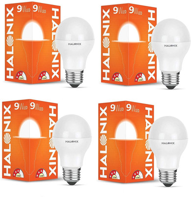HALONIX 9 W Bluetooth Round E27 LED Bulb(White, Pack of 2)
