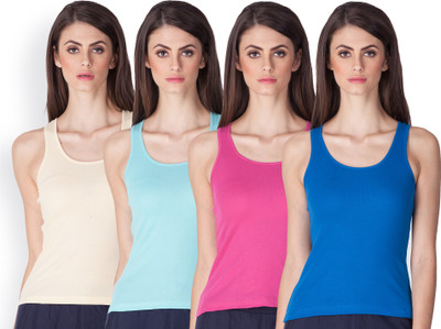LUX cozi Women Tank Top/Vest(Pack of 4)