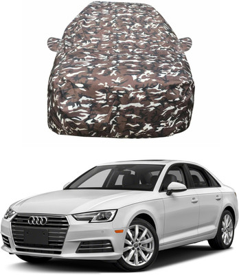 Oshotto Car Cover For Audi A4 (With Mirror Pockets)(Multicolor)