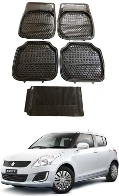 AYW Plastic Standard Mat For  Maruti Suzuki Swift(Black)