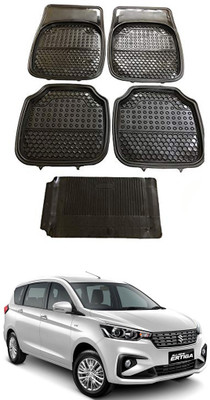 AYW Plastic Standard Mat For  Maruti Suzuki Ertiga(Black)