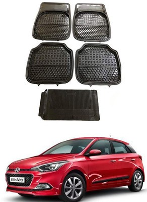 AYW Plastic Standard Mat For  Hyundai Elite i20(Black)
