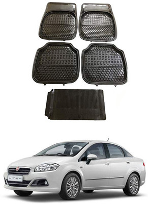 AYW Plastic Standard Mat For  Fiat Linea(Black)