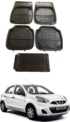 AYW Plastic Standard Mat For  Nissan Micra(Black)