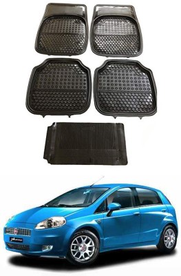 AYW Plastic Standard Mat For  Fiat Grand Punto(Black)