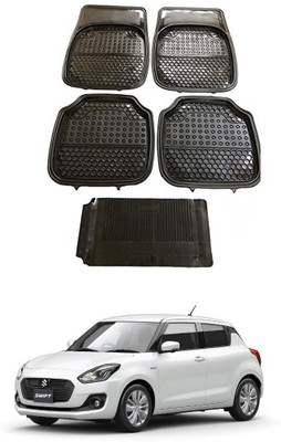 AYW Plastic Standard Mat For  Maruti Suzuki Swift(Black)