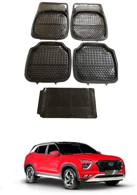 AYW Plastic Standard Mat For  Hyundai Creta(Black)