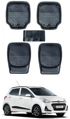 AYW Plastic Standard Mat For  Hyundai Grand i10(Black)