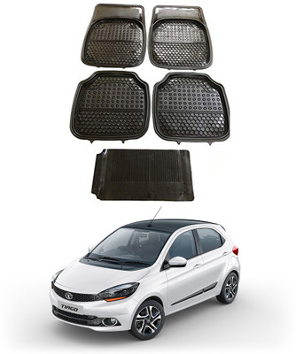 AYW Plastic Standard Mat For  Tata Tiago(Black)
