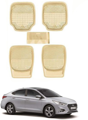 AYW Plastic Standard Mat For  Hyundai Verna(Beige)