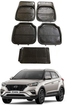 AYW Plastic Standard Mat For  Hyundai Creta(Black)