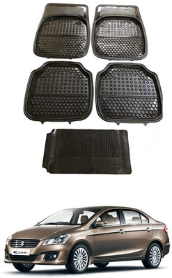 AYW Plastic Standard Mat For  Maruti Suzuki Ciaz(Black)
