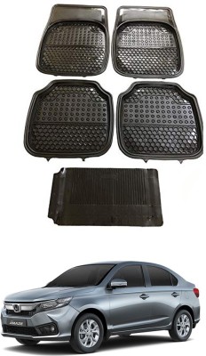 AYW Plastic Standard Mat For  Honda Amaze(Black)