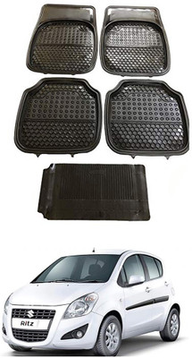 AYW Plastic Standard Mat For  Maruti Suzuki Ritz(Black)