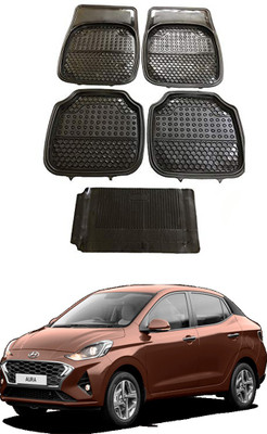 AYW Plastic Standard Mat For  Hyundai Aura(Black)