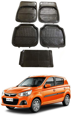 AYW Plastic Standard Mat For  Maruti Suzuki Alto K10(Black)