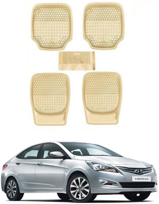 AYW Plastic Standard Mat For  Hyundai Verna Fluidic(Beige)