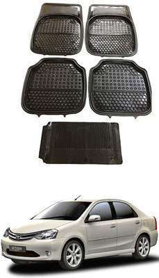 AYW Plastic Standard Mat For  Toyota Etios(Black)
