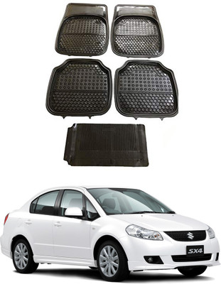 AYW Plastic Standard Mat For  Maruti Suzuki SX4(Black)