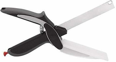 Saviraj 2 in 1 Clever Cutter Knife & Cutting Board (1pcs) Vegetable Chopper(1 pcs)