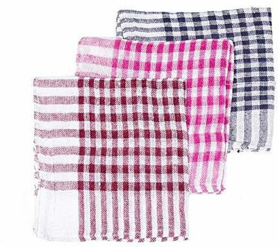Kaizen Enterprises Kitchen Duster Wet and Dry Cotton Cleaning Cloth(24 Units)