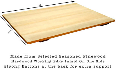Simrah DB-23 Pure Linen Fine Grain Board Canvas (Set of 1)(Brown)
