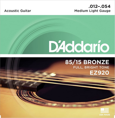 D'ADDARIO Acoustic EZ 920 Guitar String(6 Strings)