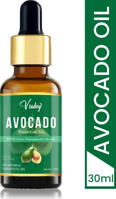 vsadey Fresh, Natural & Organic raw unrefined cold pressed Avocado oil for Hair, Skin and Face - 30 ml (Pack of 1) Hair Oil(30 ml)