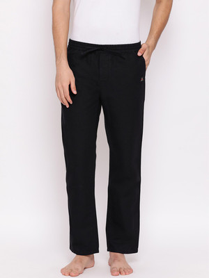 CRIMSOUNE CLUB Solid Men Black Track Pants
