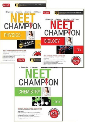 MTG NEET CHAMPION Combo (Physic+chemistry+biology)(Paperback, MTG)