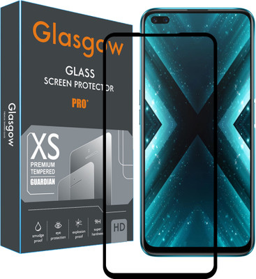 Glasgow Edge To Edge Tempered Glass for Realme X3 Pro(Pack of 1)