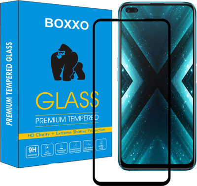 Boxxo Edge To Edge Tempered Glass for Realme X3 Pro(Pack of 1)