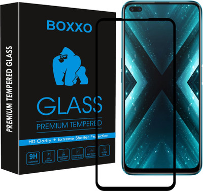 Boxxo Edge To Edge Tempered Glass for Realme X3(Pack of 1)