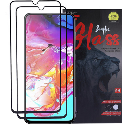 ambera Edge To Edge Tempered Glass for Samsung galaxy A20s(Pack of 1)