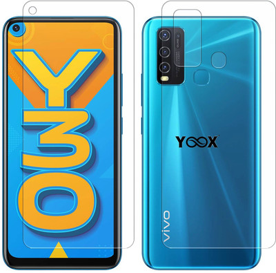 Yoox Front and Back Screen Guard for Vivo Y30(Pack of 2)