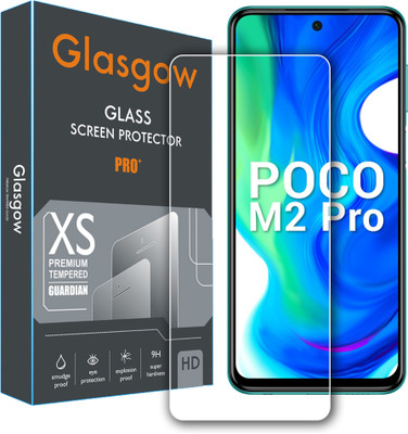 Glasgow Tempered Glass Guard for Poco M2 Pro(Pack of 1)
