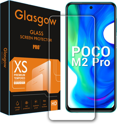 Glasgow Tempered Glass Guard for Poco M2 Pro(Pack of 1)