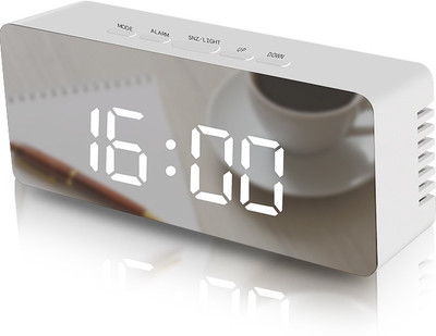 unique hub Digital Silver Clock