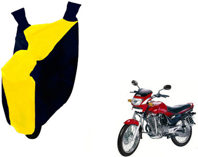 Auto Haute Waterproof Two Wheeler Cover for Hero(Ambition, Yellow, Blue)