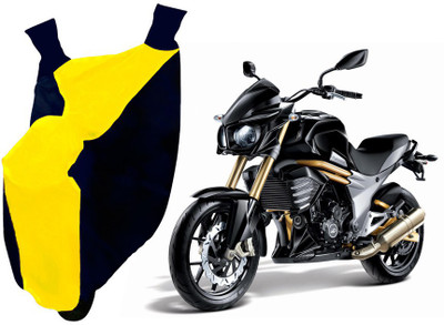 Auto Haute Waterproof Two Wheeler Cover for Mahindra(Mojo, Yellow, Blue)