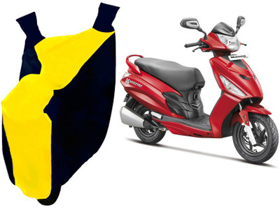 Auto Haute Waterproof Two Wheeler Cover for Hero(Maestro Edge, Yellow, Blue)