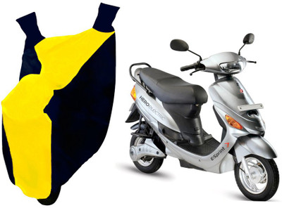 Auto Haute Waterproof Two Wheeler Cover for Hero Electric(E Sprint, Yellow, Blue)