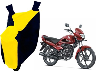 Auto Haute Waterproof Two Wheeler Cover for Honda(Dream Yuga, Yellow, Blue)