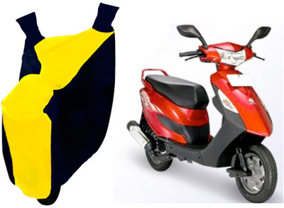 Auto Haute Waterproof Two Wheeler Cover for Bajaj(Kristal, Yellow, Blue)
