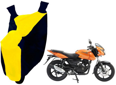 Auto Haute Waterproof Two Wheeler Cover for Bajaj(Pulsar, Yellow, Blue)