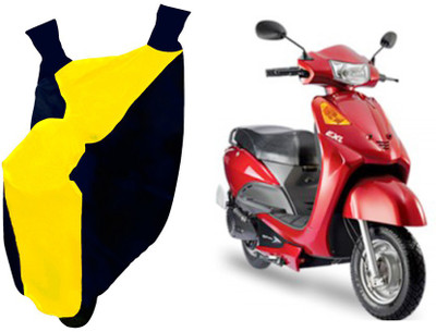 Auto Haute Waterproof Two Wheeler Cover for Indus(Yo EXL, Yellow, Blue)