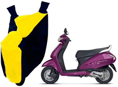 Auto Haute Waterproof Two Wheeler Cover for Honda(Activa, Yellow, Blue)