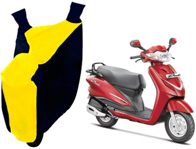 Auto Haute Waterproof Two Wheeler Cover for Hero(Duet, Yellow, Blue)